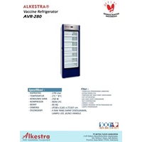 Vaccine refrigerator AVR-280   Peralatan Medis Lainnya