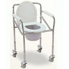 Wheeled Commode Toilet Chair FS 696 1