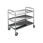 INSTRUMENT TROLLEY STAINLESS 1