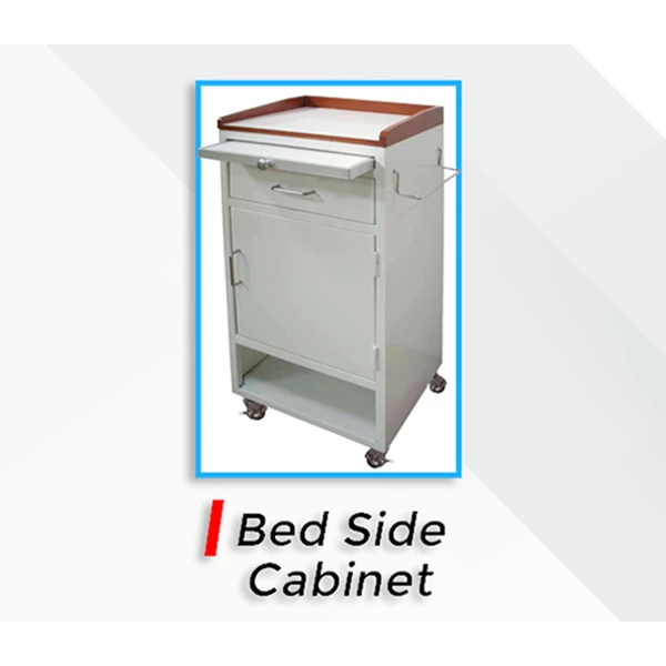 Bed side Cabinet Steel Berongga Pipa 1.2 Mm